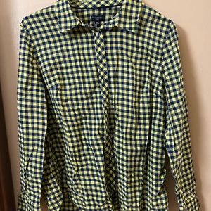 Checked Button Up Shirt
